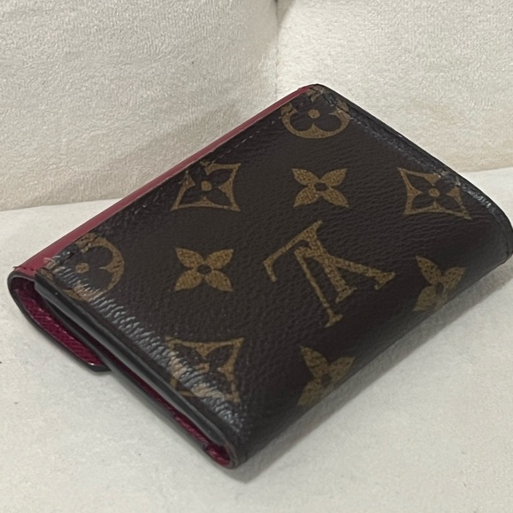 Louis Vuitton Burgundy and Black Monogram Wallet - Picture 5 of 5